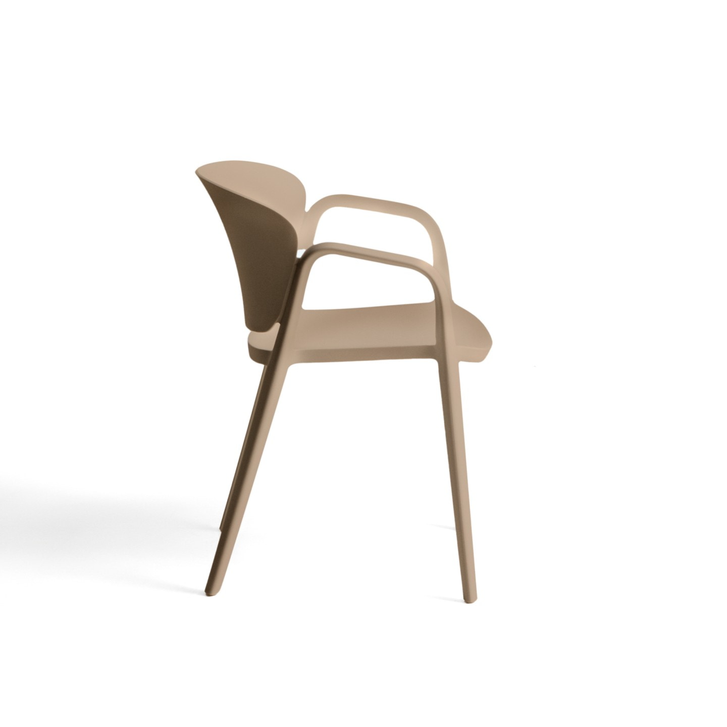Kave Home Tuinstoel 'Ania' Kunststof, kleur Beige