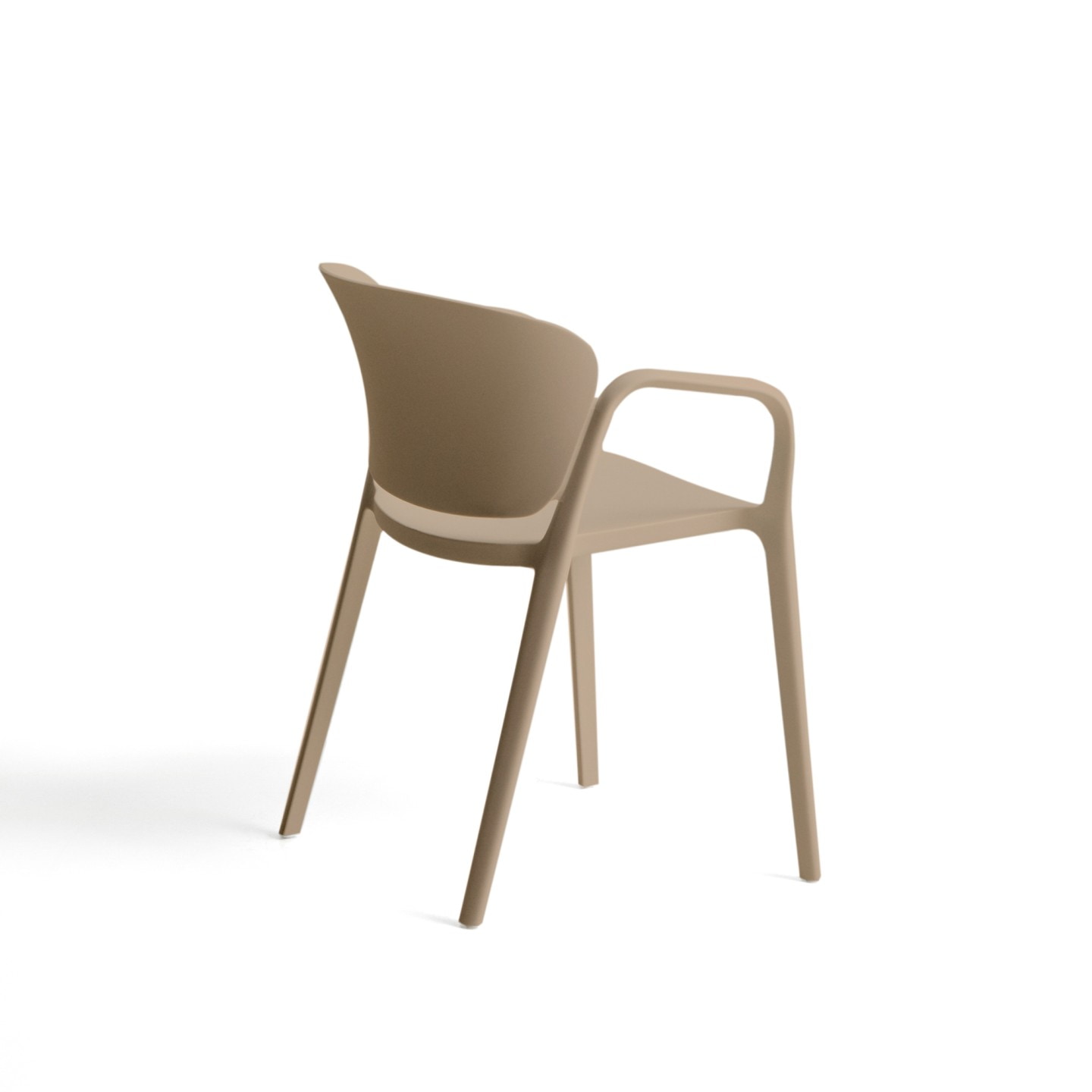 Kave Home Tuinstoel 'Ania' Kunststof, kleur Beige