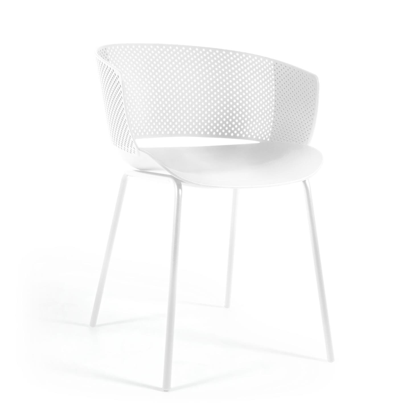 Kave Home Tuinstoel 'Yeray' kleur Wit