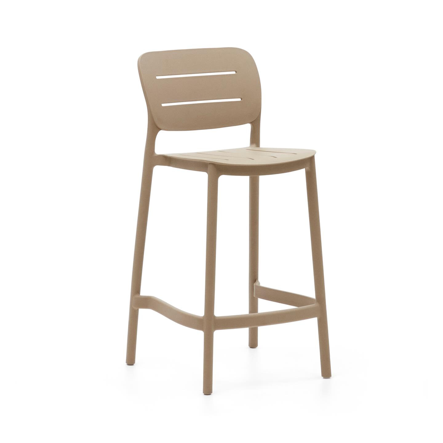 Kave Home Outdoor Barkruk Morella Stapelbaar (zithoogte 65cm)