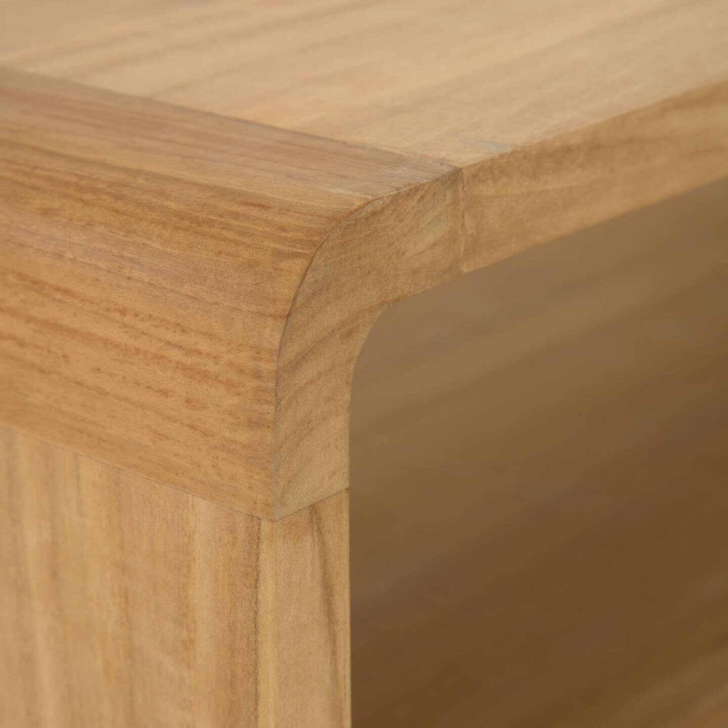 Kave Home Badkamermeubel 'Sabiela' Teak, 86 x 45 cm (excl. waskom)