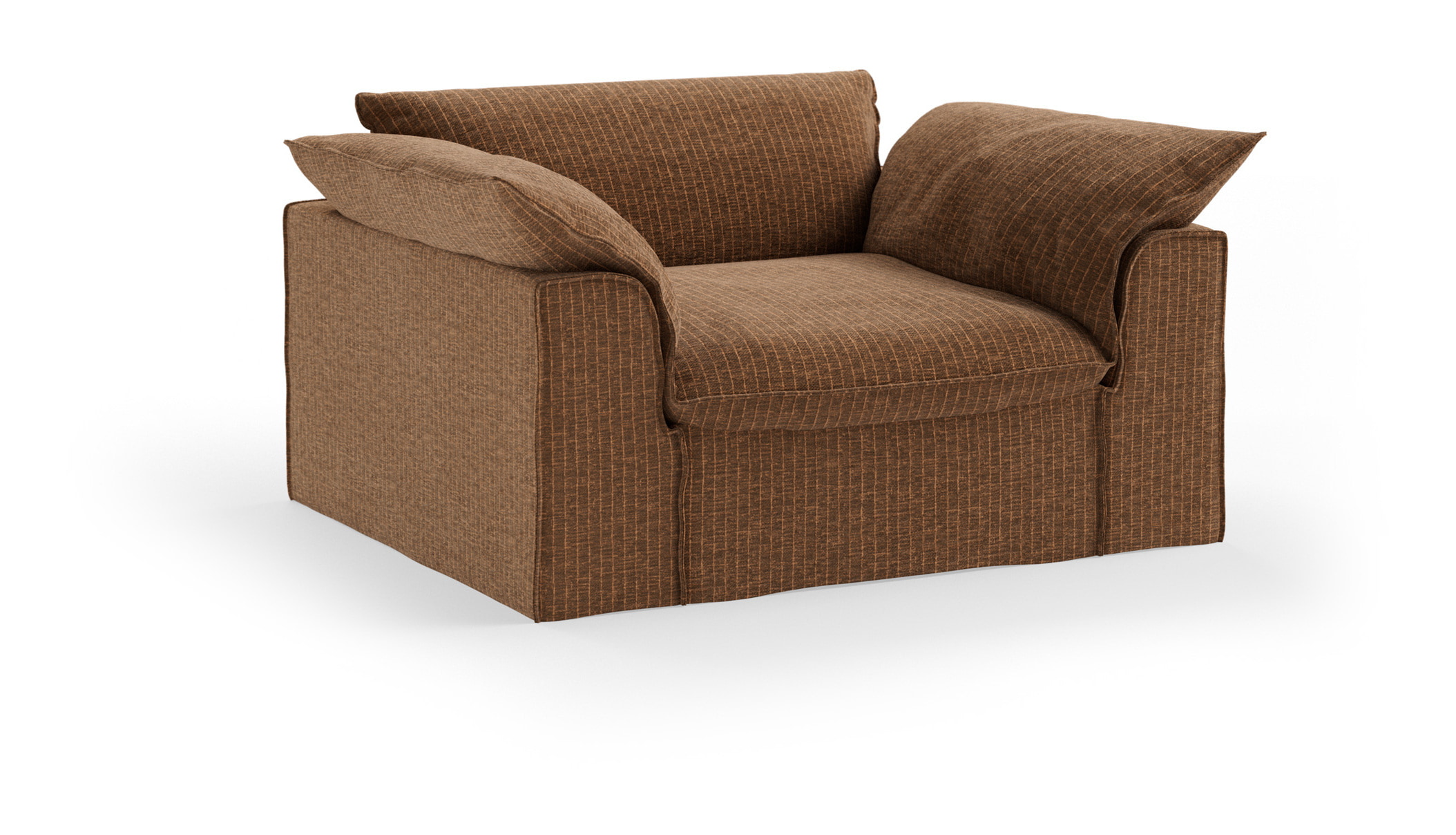 HKliving Loveseat Nomad Corduroy Velvet, 139cm - Aged Gold