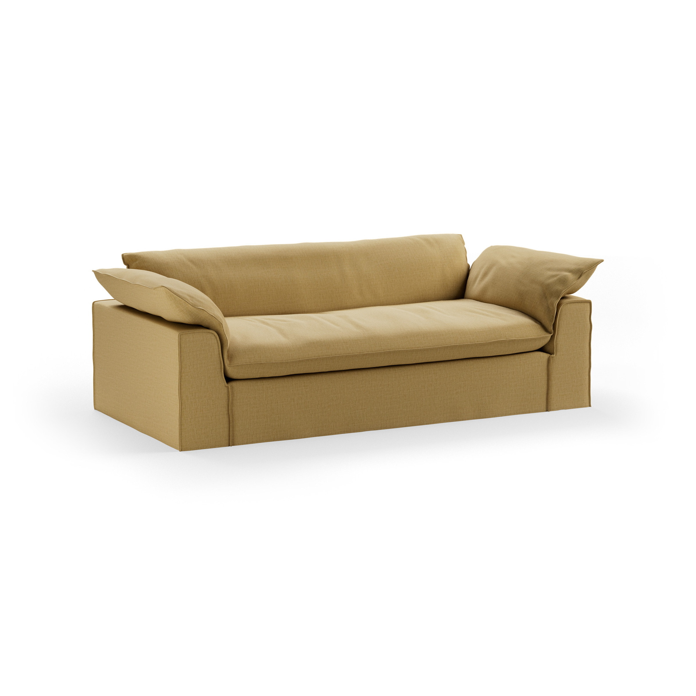HKLIVING 3-zits Bank Nomad 244cm, Cocoon stof - Beige