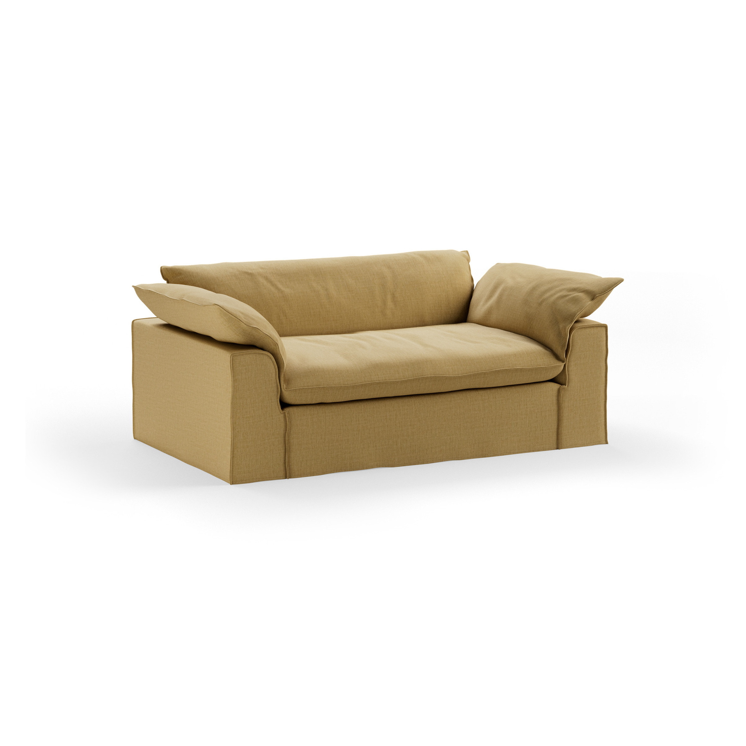 HKLIVING 2-zits Bank Nomad 204cm, Cocoon stof - Beige