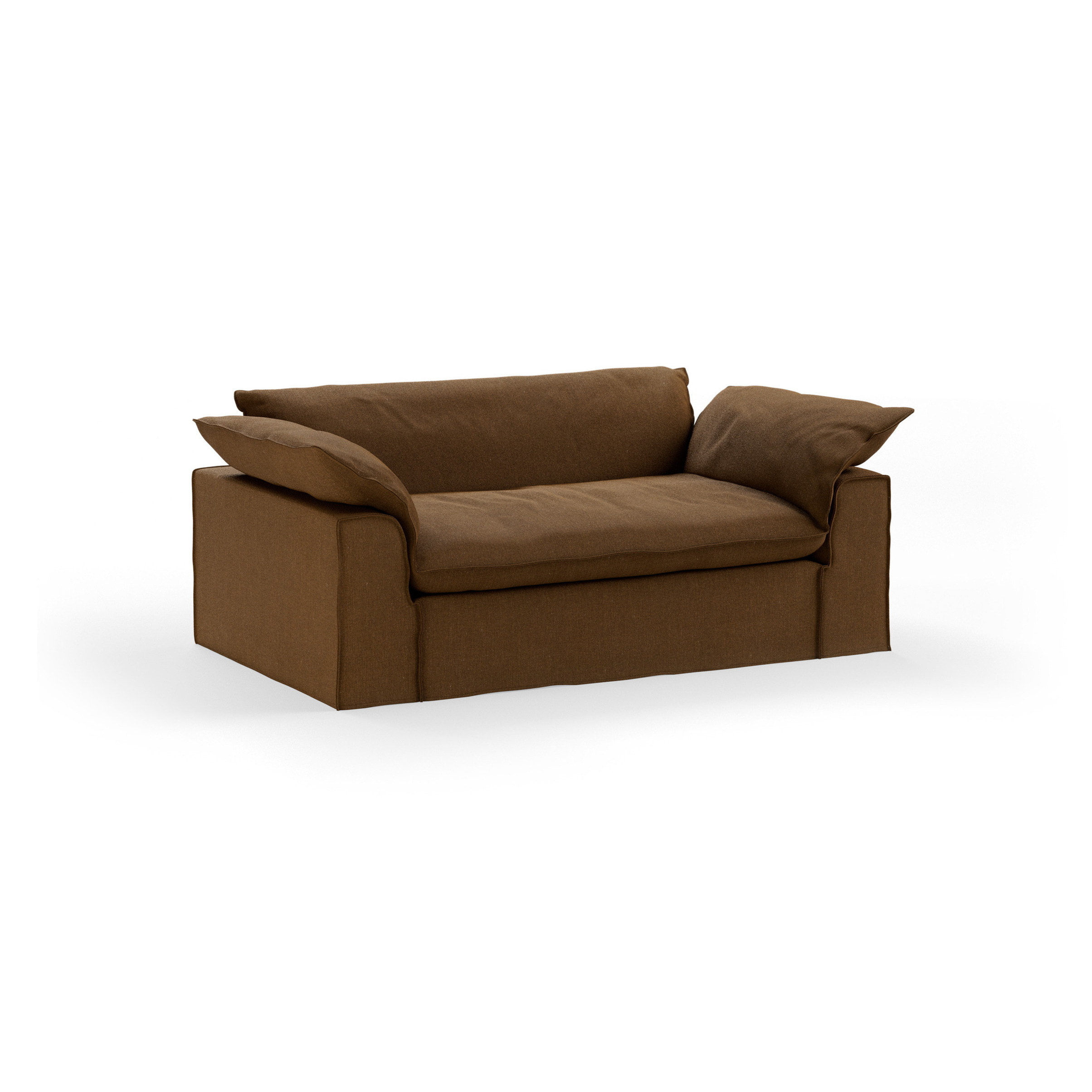 HKLIVING 2-zits Bank Nomad 204cm, Whisper stof - Cassave