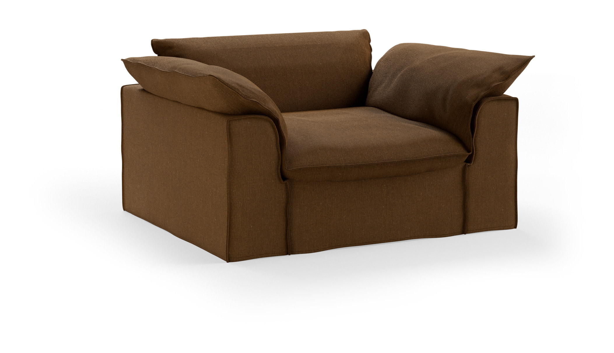HKliving Loveseat Nomad 139cm, Whisper stof - Cassave