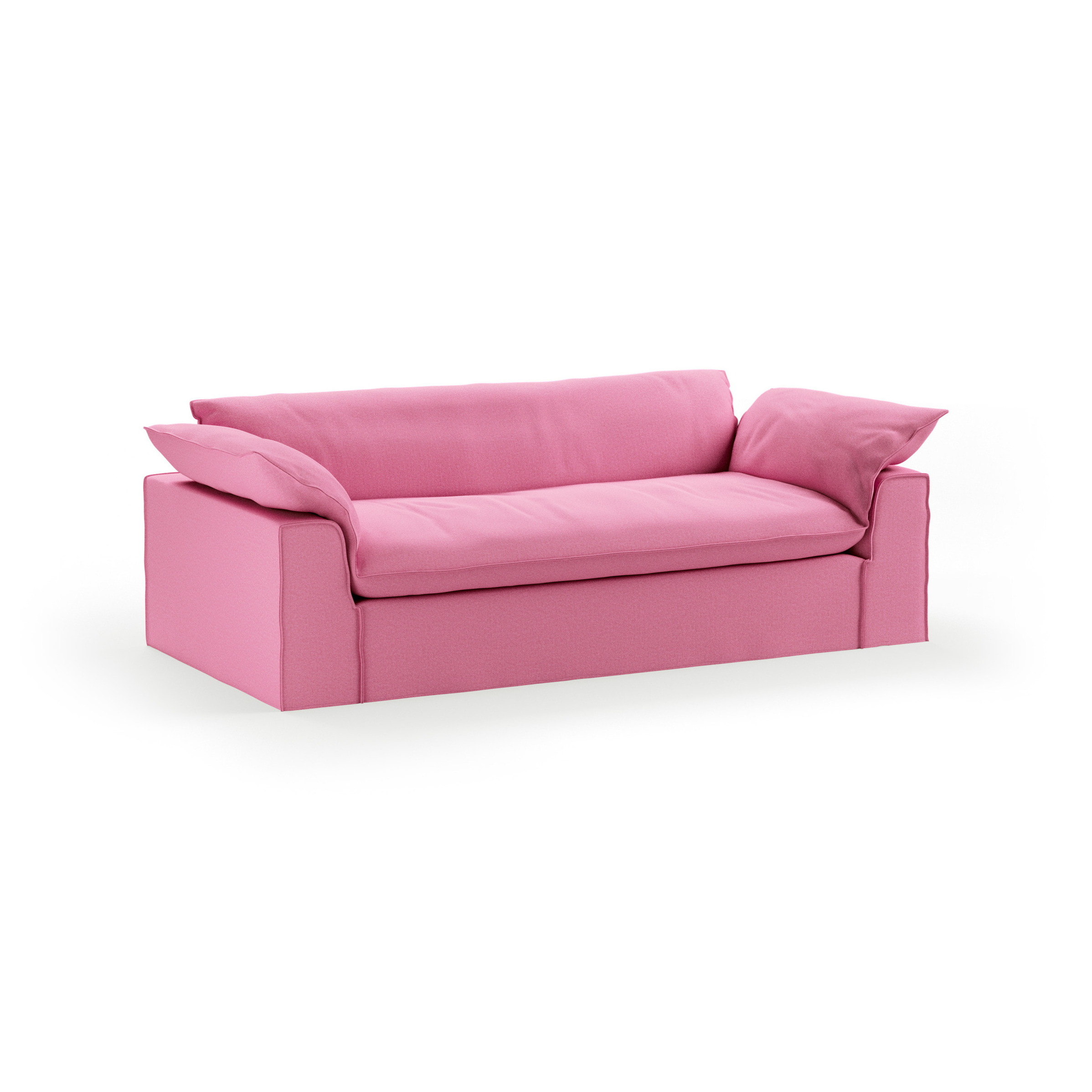 HKLIVING 3-zits Bank Nomad 244cm, Katoen - Candy