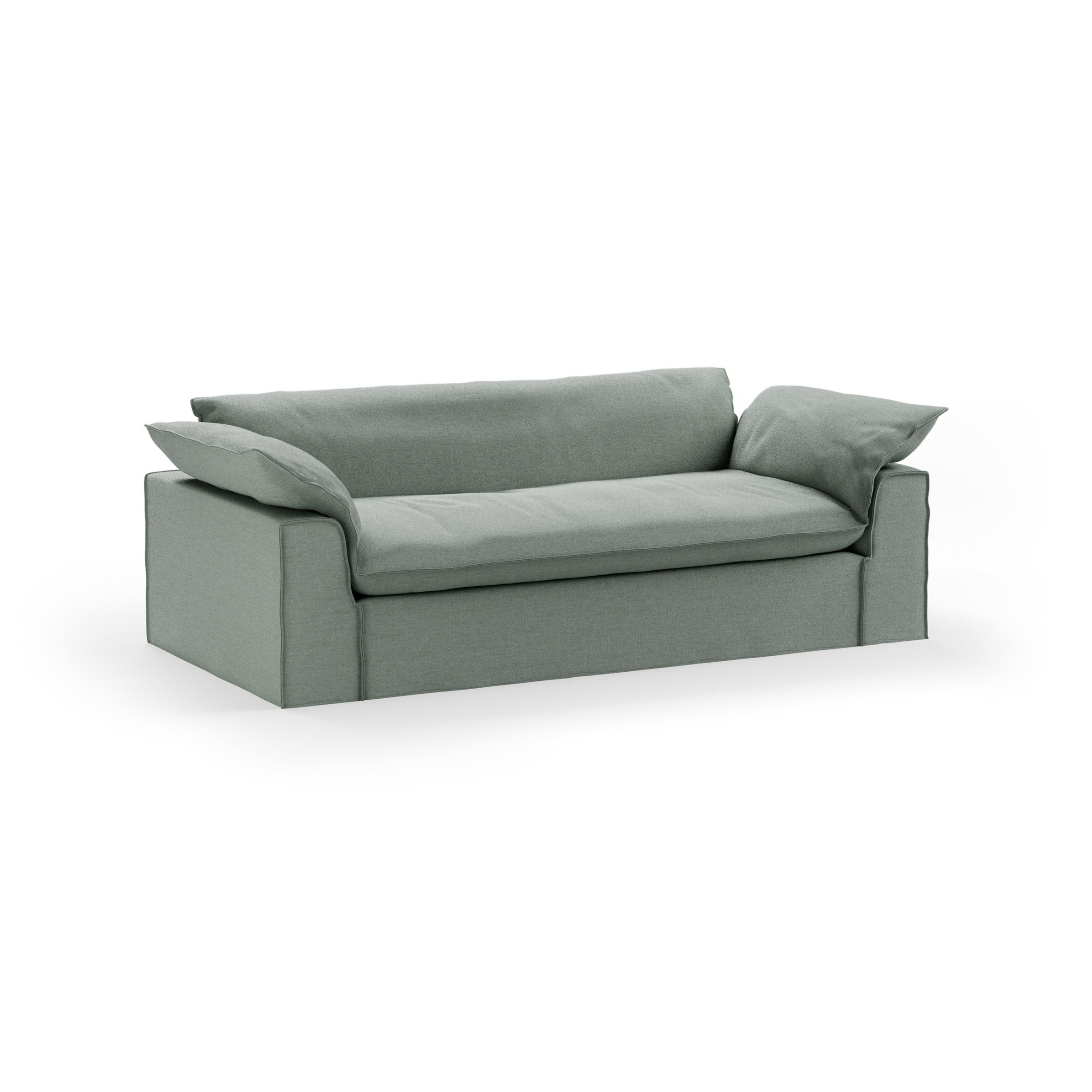 HKLIVING 3-zits Bank Nomad 244cm, Dallas stof - Breeze