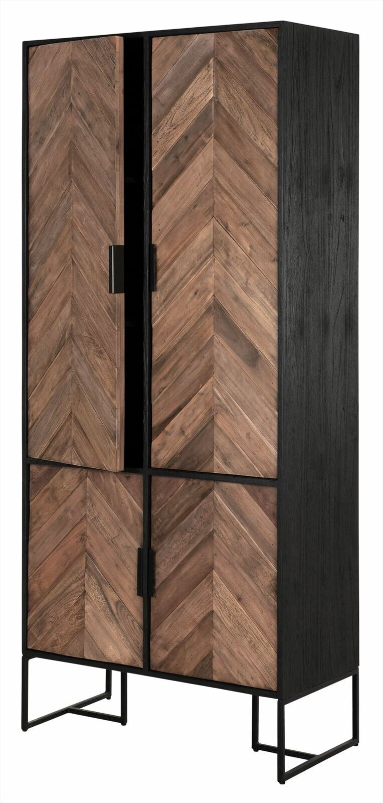 DTP Home Opbergkast 'Criss Cross' Hout en staal, 185 x 80cm