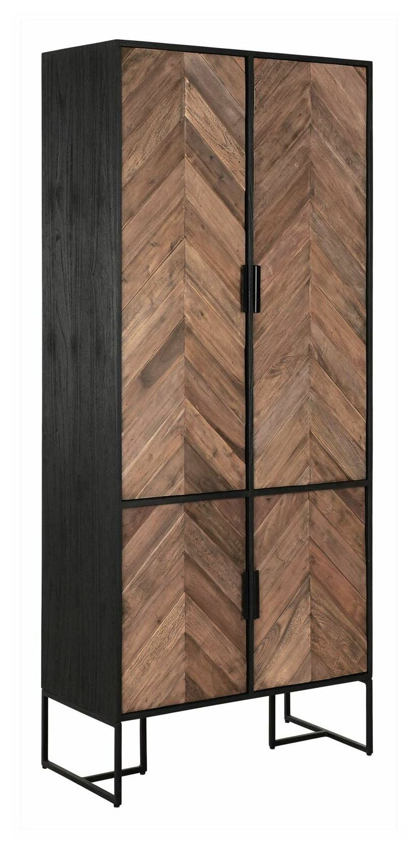 DTP Home Opbergkast 'Criss Cross' Hout en staal, 185 x 80cm
