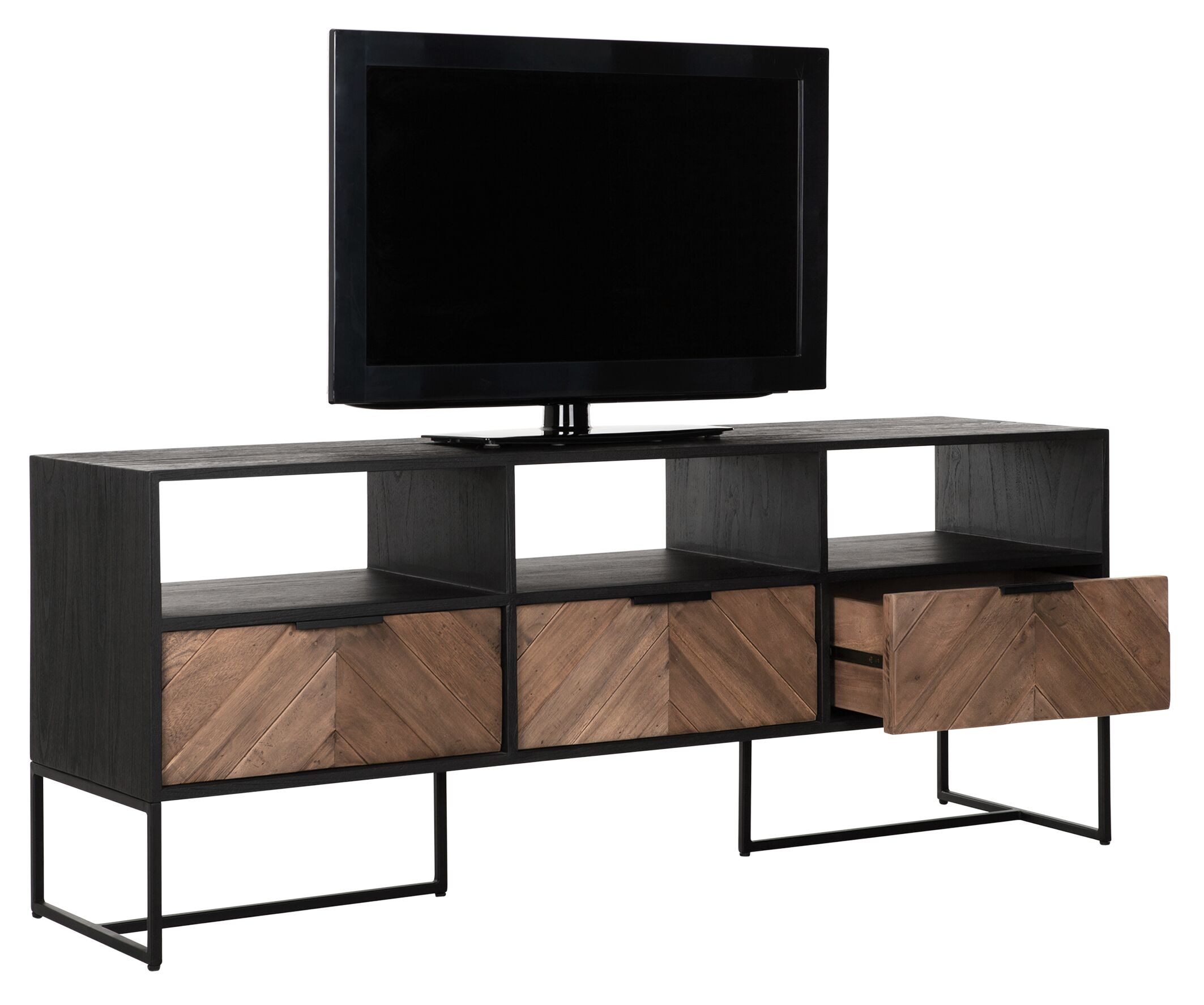 DTP Home TV-meubel 'Criss Cross' Hout en staal, 150cm