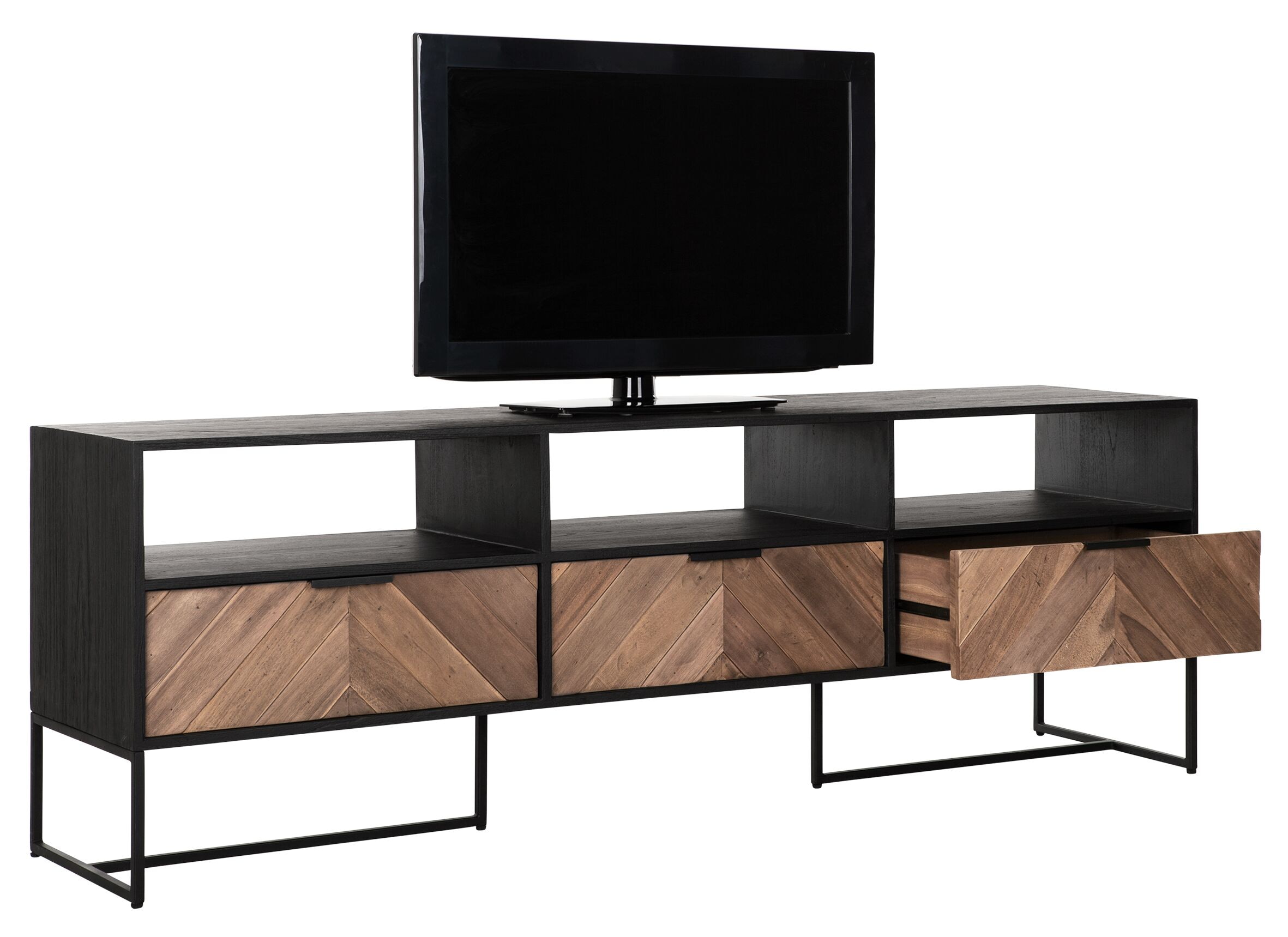 DTP Home TV-meubel 'Criss Cross' Hout en staal, 180cm