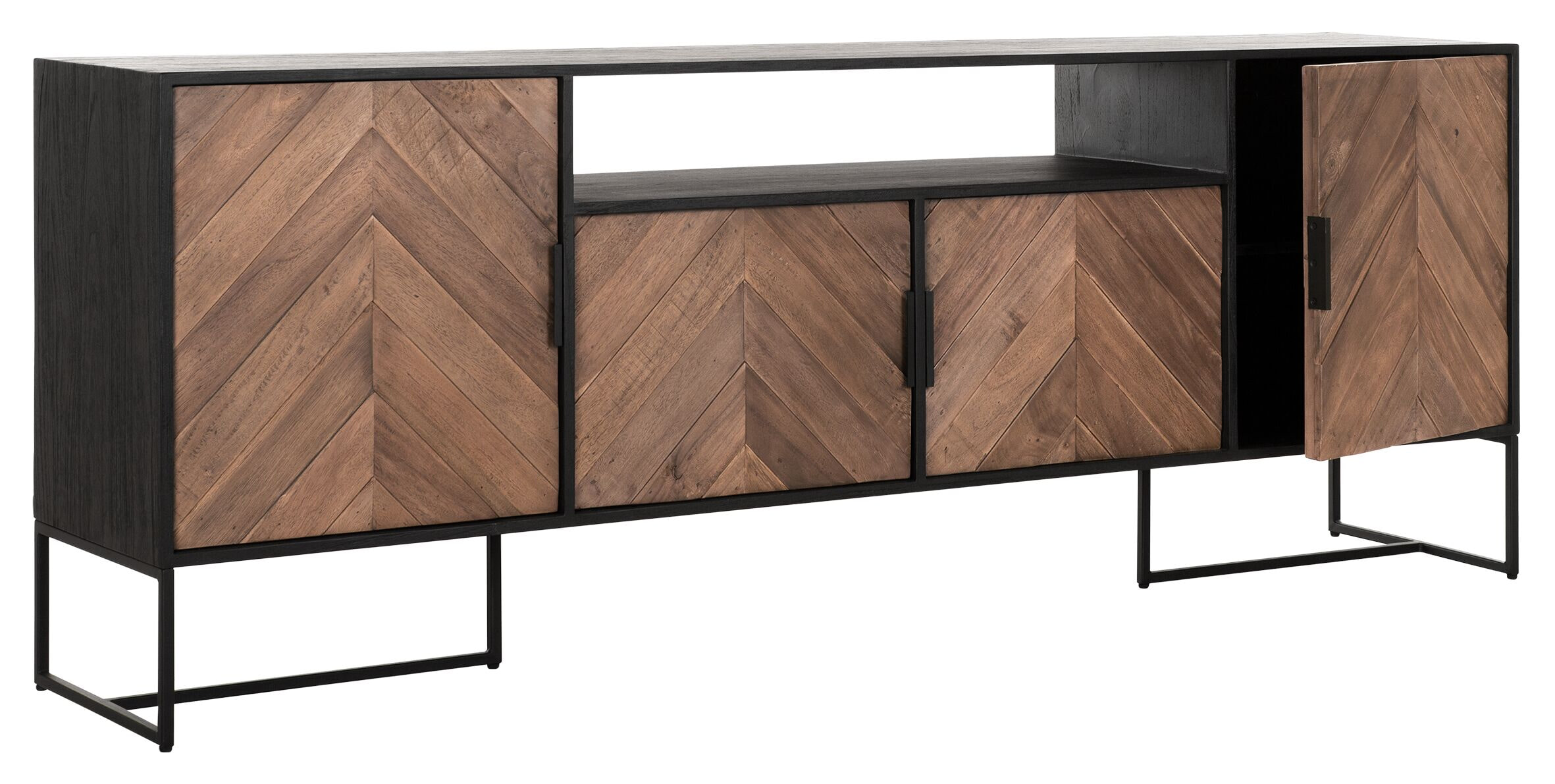 DTP Home Dressoir 'Criss Cross' Hout en staal, 200cm