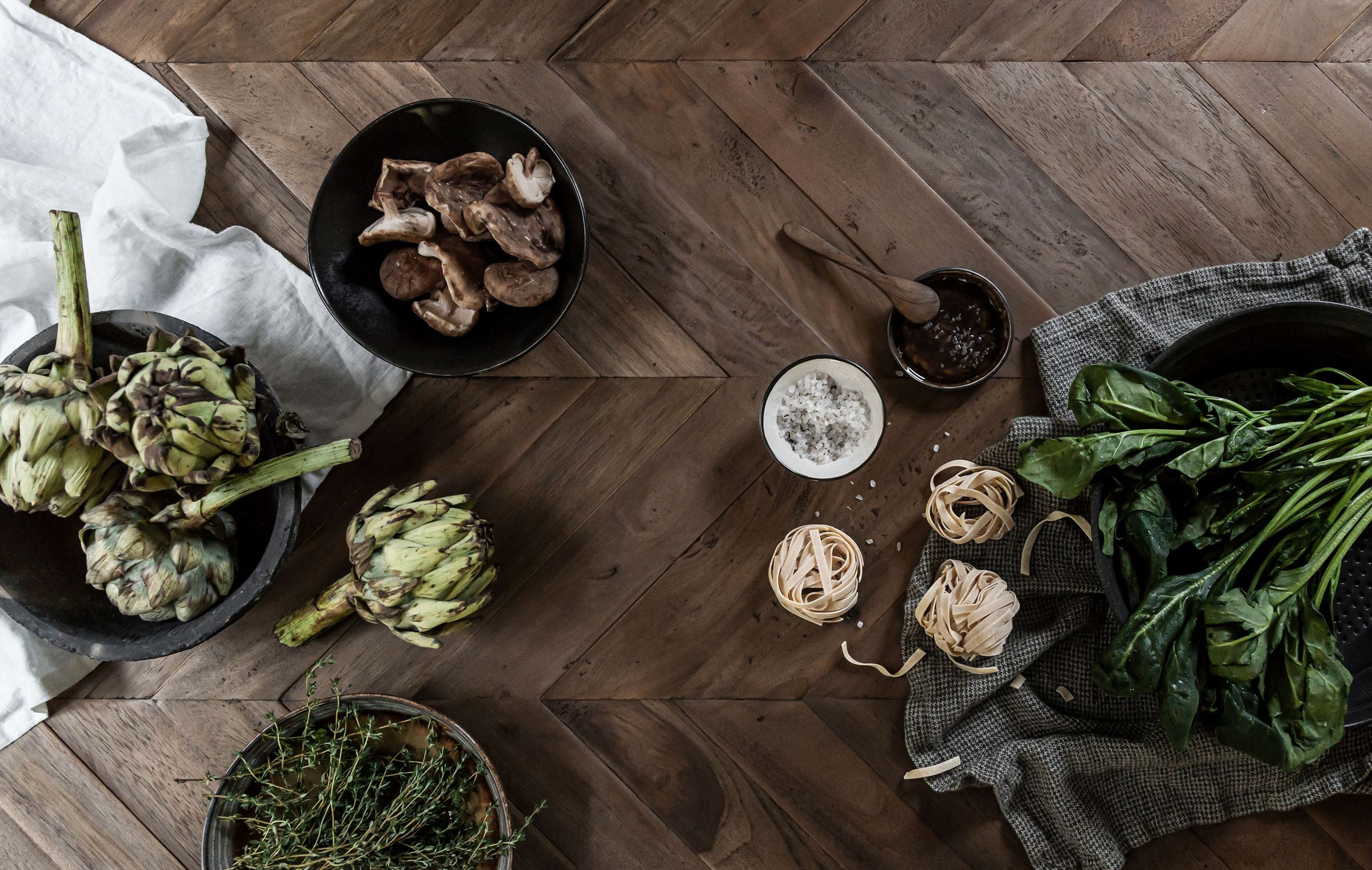 DTP Home Eettafel 'Criss Cross' Hout en staal, 200 x 100cm