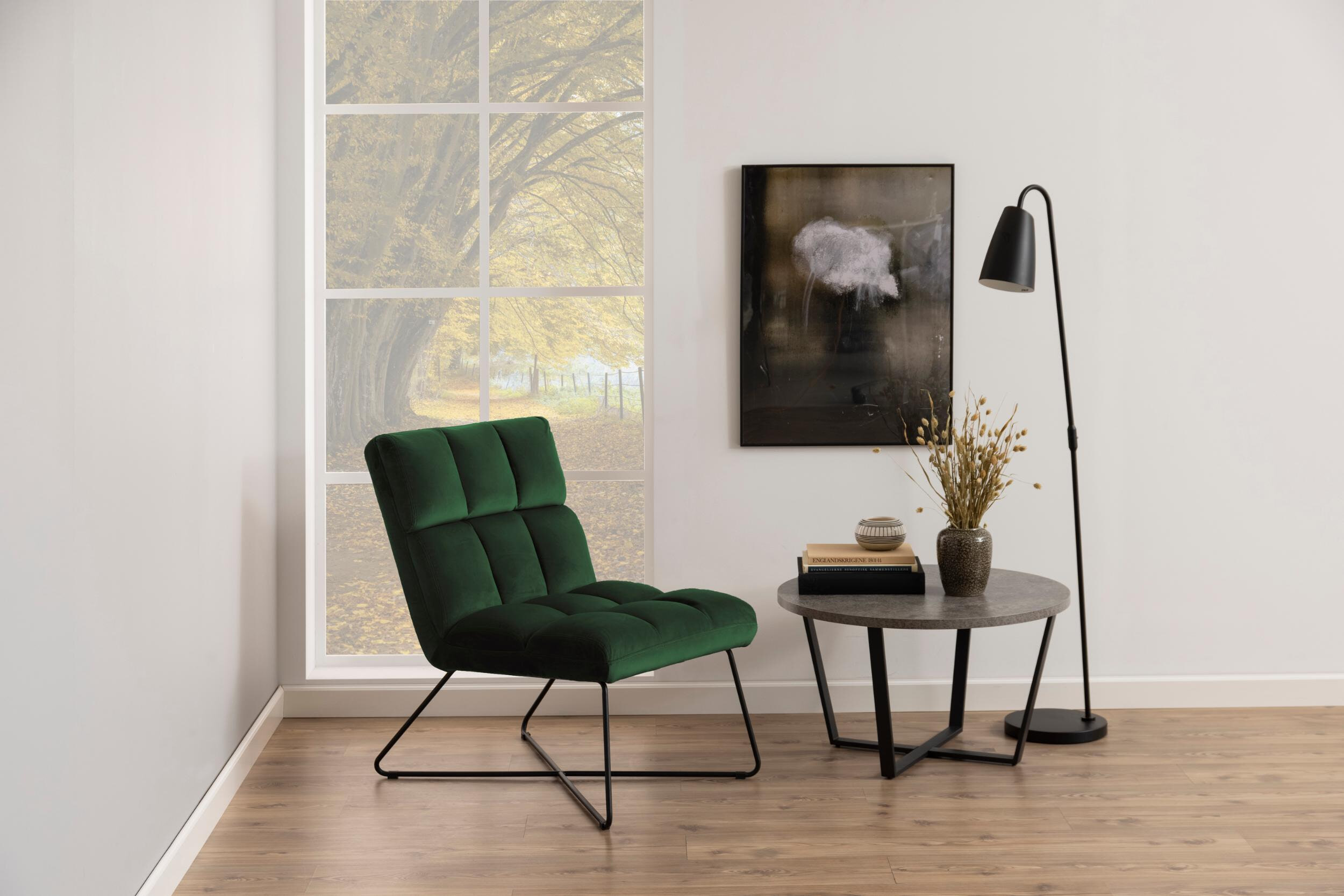 Bendt Fauteuil 'Kristian' Velvet, kleur Groen
