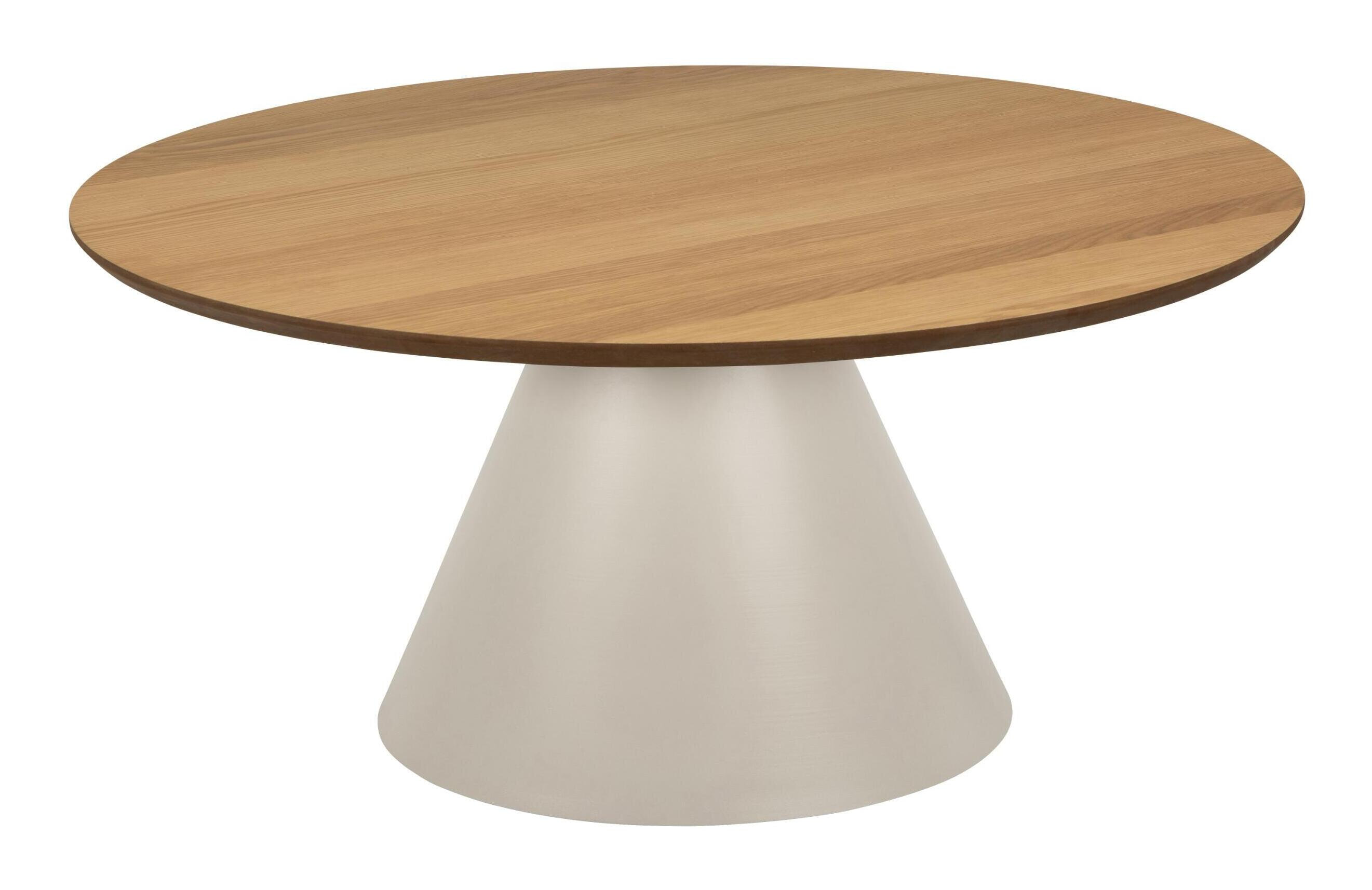 Bendt Ronde Salontafel Anemone Eiken, 85cm - Naturel