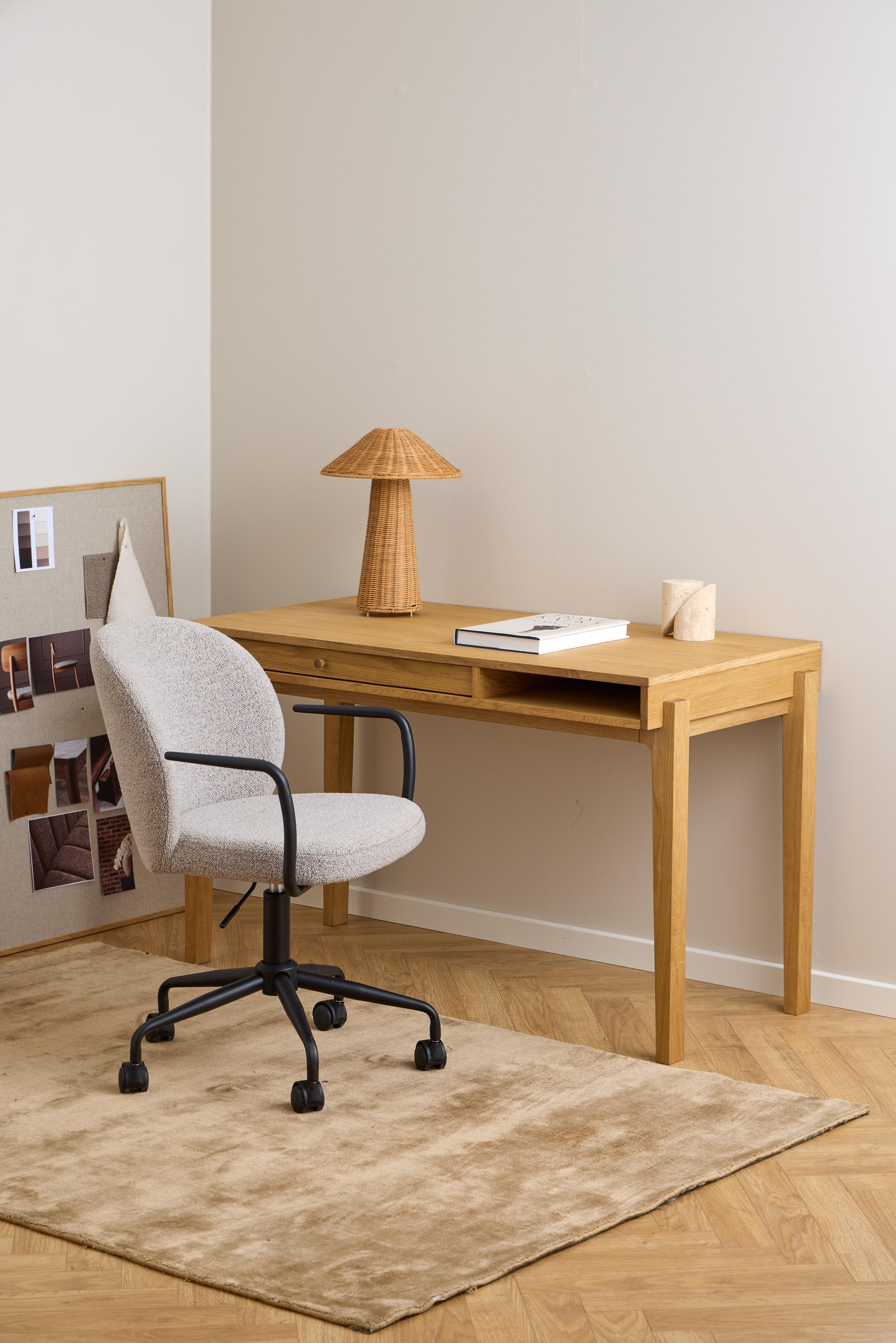 Bendt Bureaustoel 'Alba' Bouclé, kleur Beige