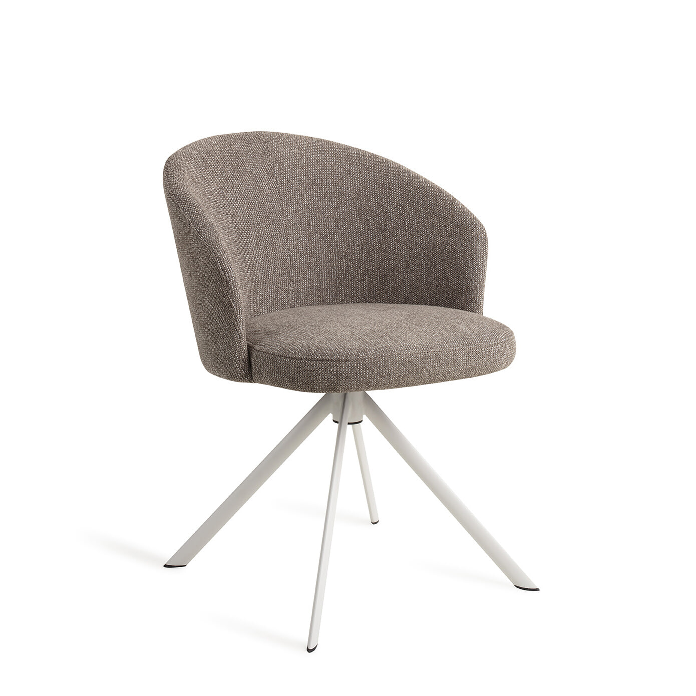 Jesper Home Eetkamerstoel 'Niimi' Revolve White, kleur Saving Greige