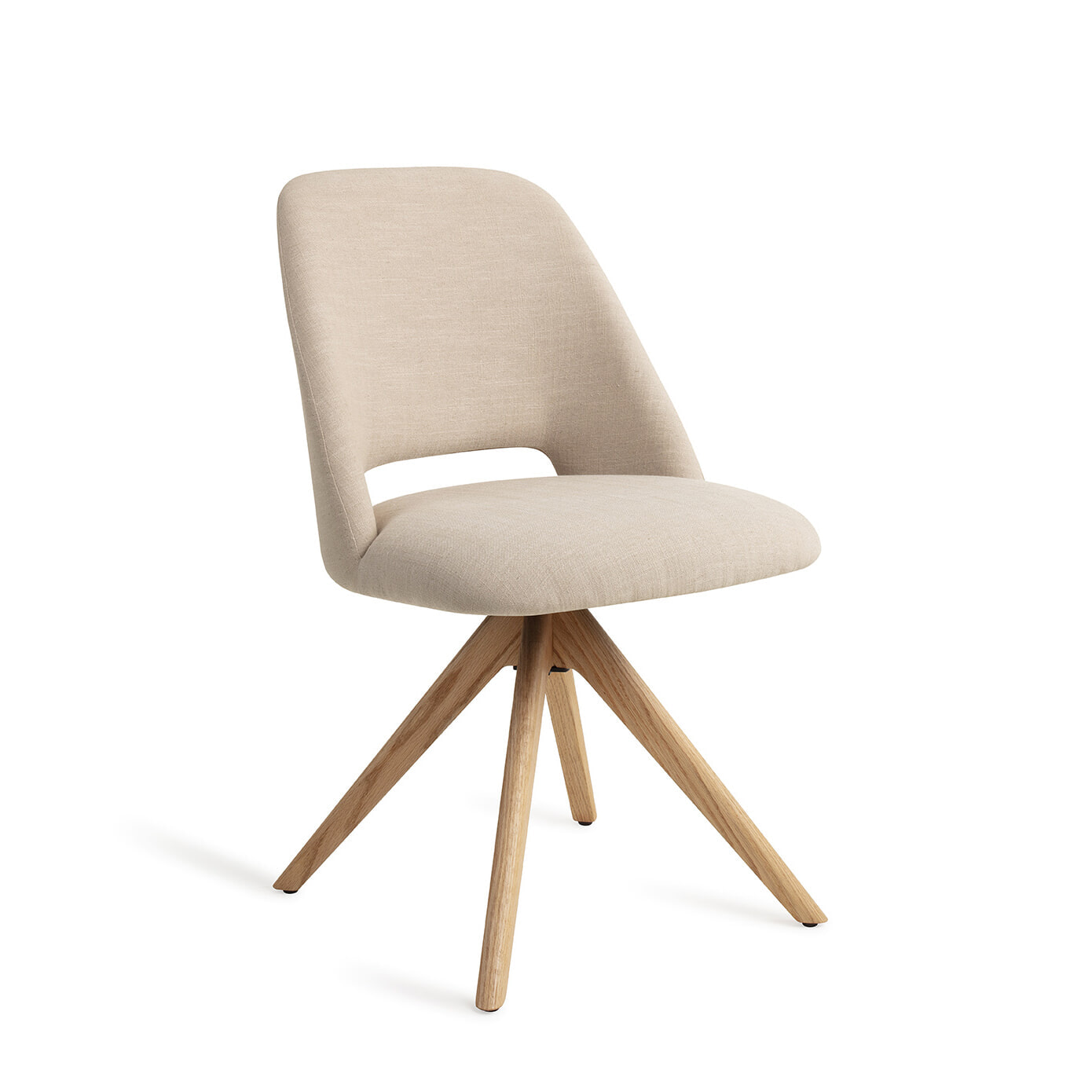 Jesper Home Draaibare Eetkamerstoel Sasue Revolve Oak