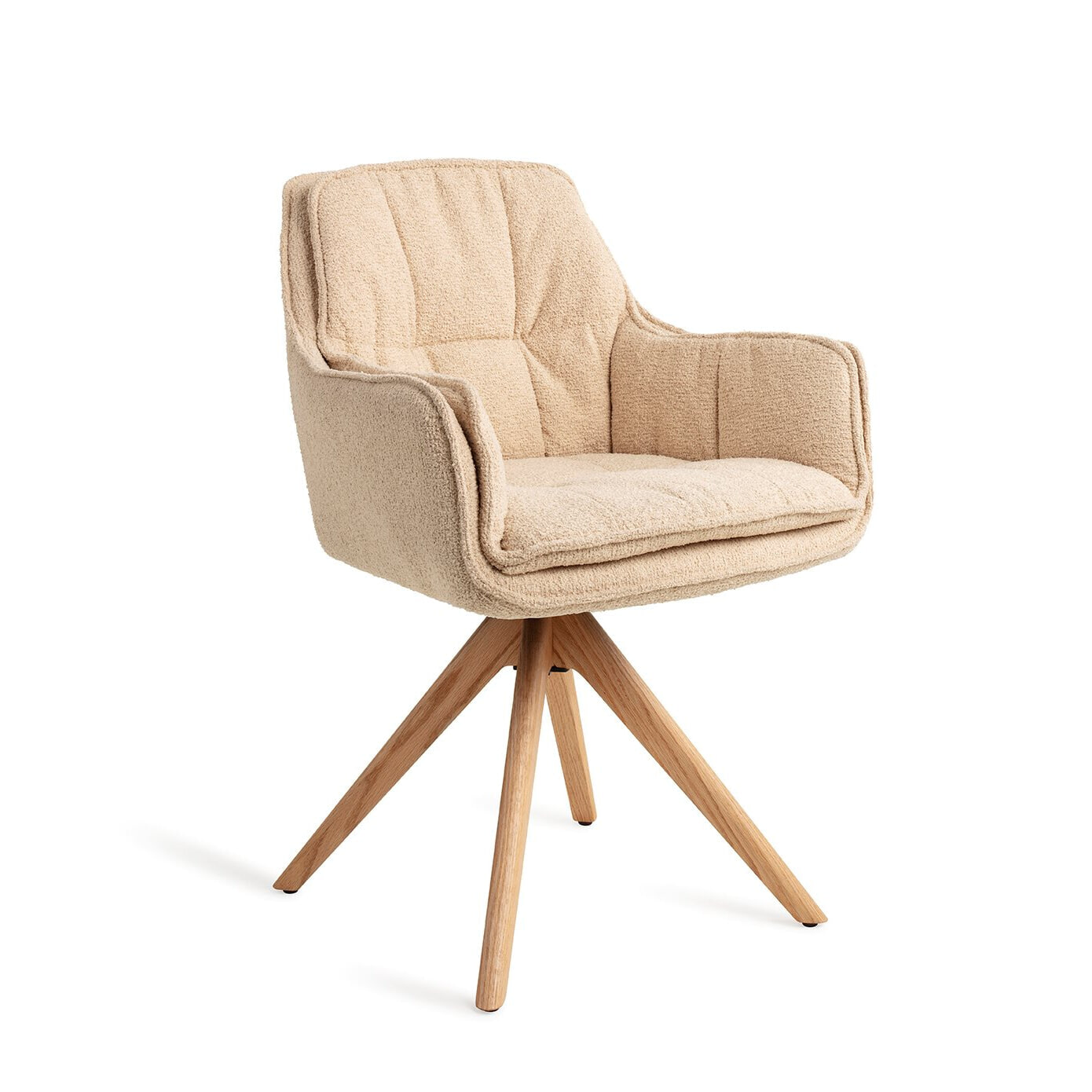 Jesper Home Eetkamerstoel Akune Revolve Oak Natural - Frou Frou