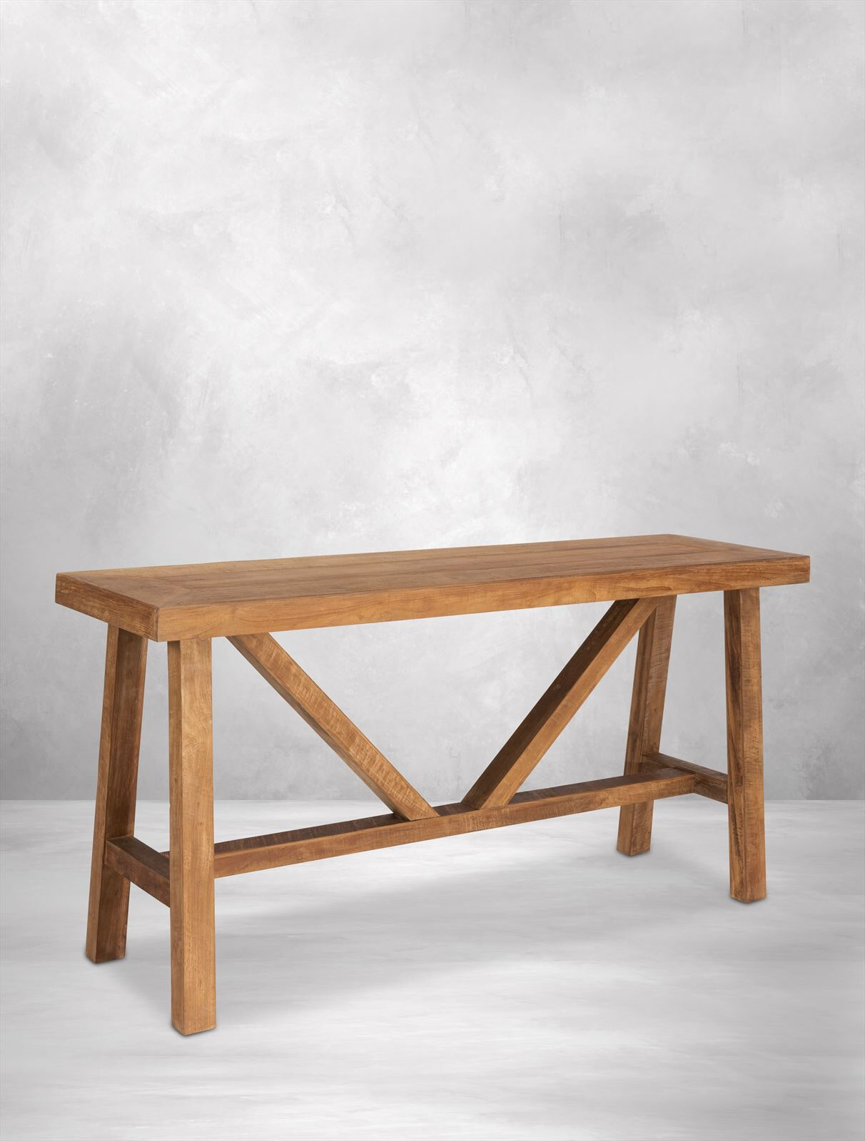 DTP Home Sidetable 'Monastery' Teakhout, 150cm