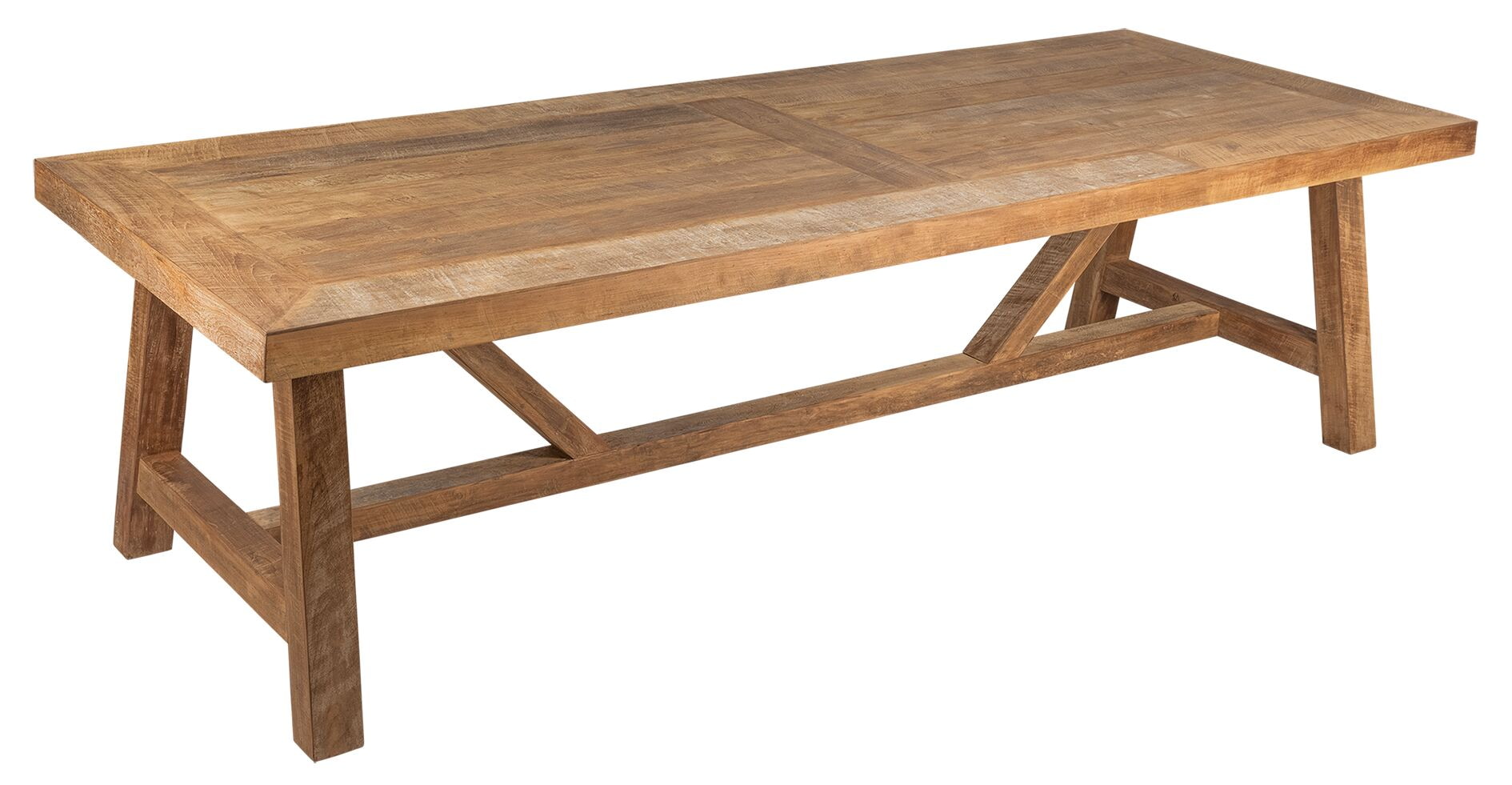 DTP Home Eettafel 'Monastery' Teakhout, 280 x 100cm