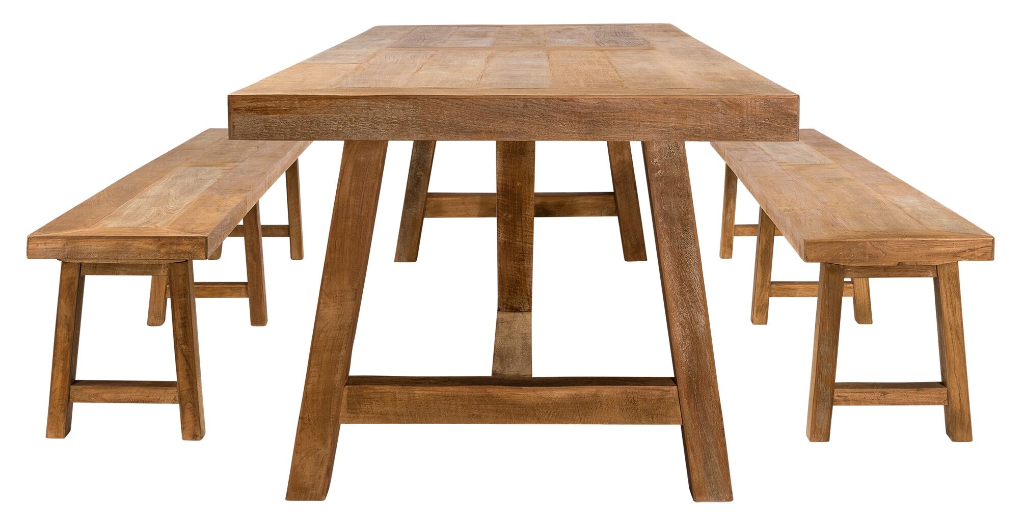 DTP Home Eettafel 'Monastery' Teakhout, 280 x 100cm