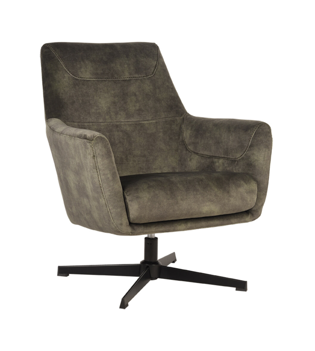 LABEL51 Draaibare Fauteuil 'Toby' Velvet
