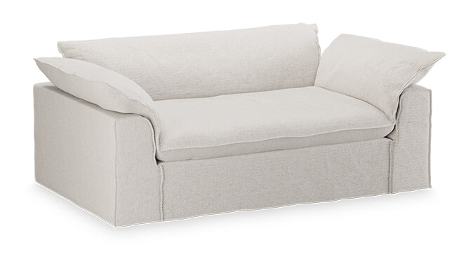 HKliving Hoes voor Bank Nomad 204cm, Cosy - Beige