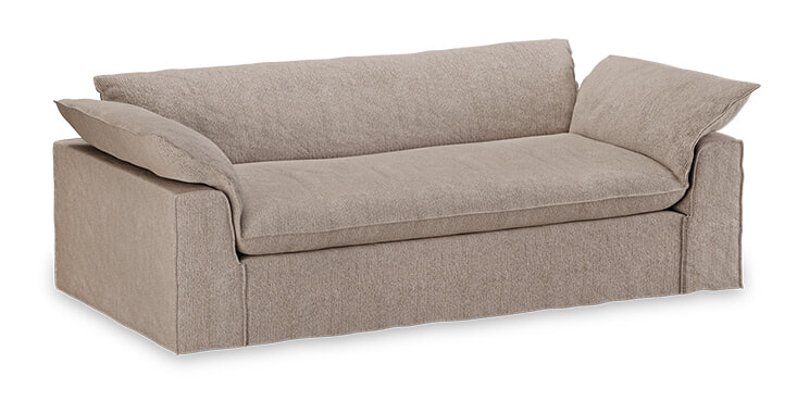 HKliving Hoes voor Bank Nomad 244cm, Sneak stof - Beige