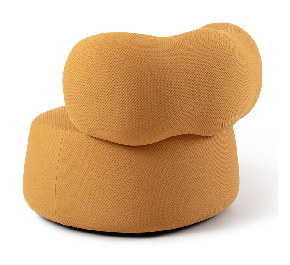 Jesper Home Fauteuil 'Tono' 3D mesh, kleur Funny Yellow