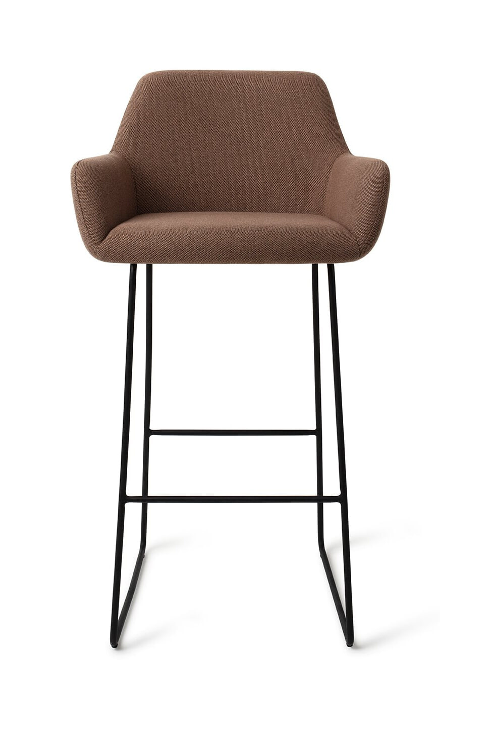 Jesper Home Barkruk 'Hiroo' Slide Black, kleur Rustic Rye (zithoogte 75cm)