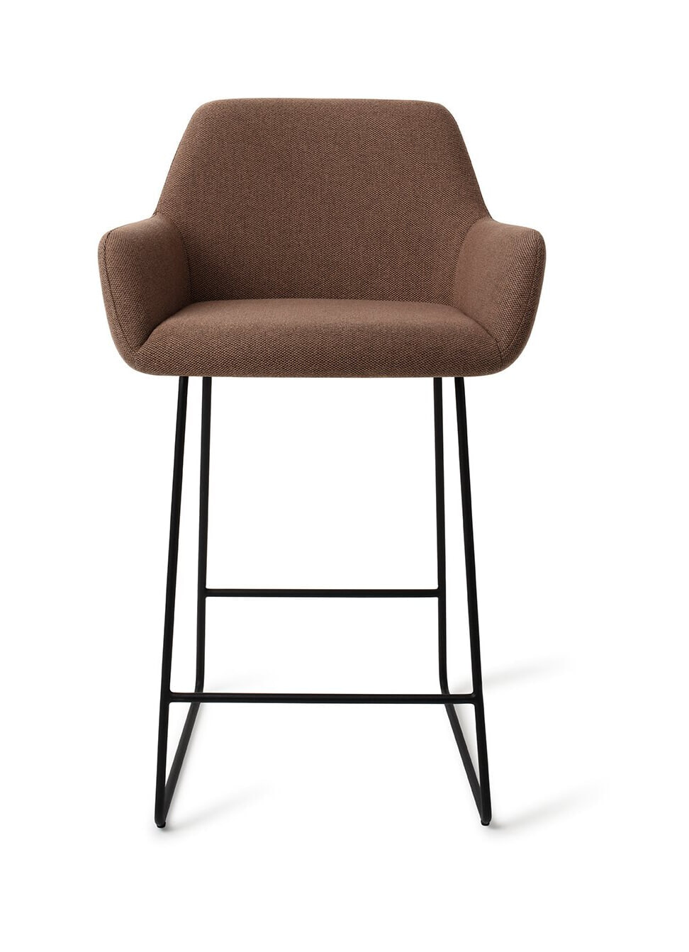 Jesper Home Barkruk 'Hiroo' Slide Black, kleur Rustic Rye (zithoogte 65cm)