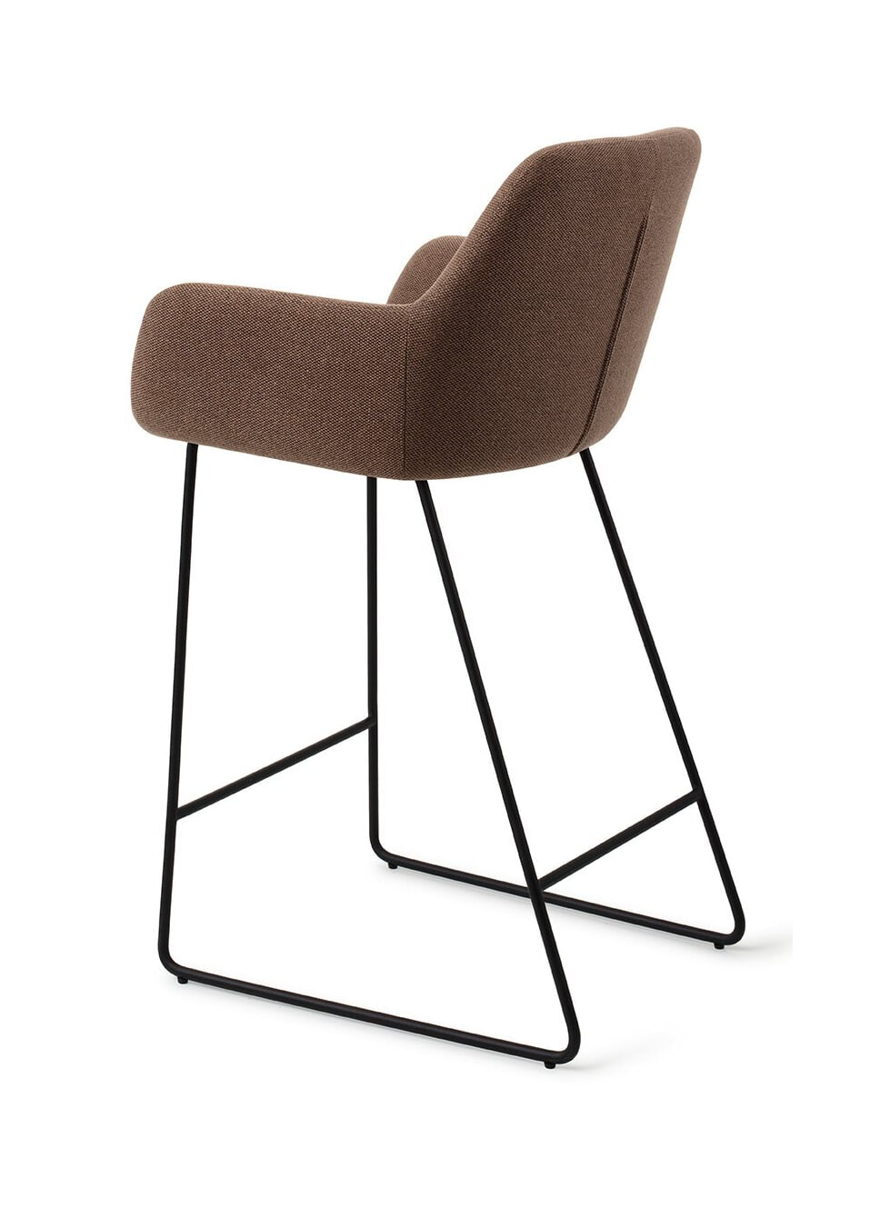 Jesper Home Barkruk 'Hiroo' Slide Black, kleur Rustic Rye (zithoogte 65cm)