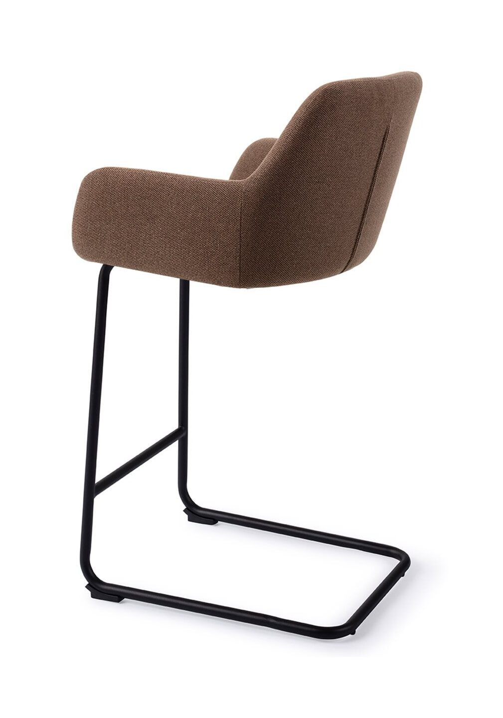 Jesper Home Barkruk 'Hiroo' Arch Black, kleur Rustic Rye (zithoogte 66cm)