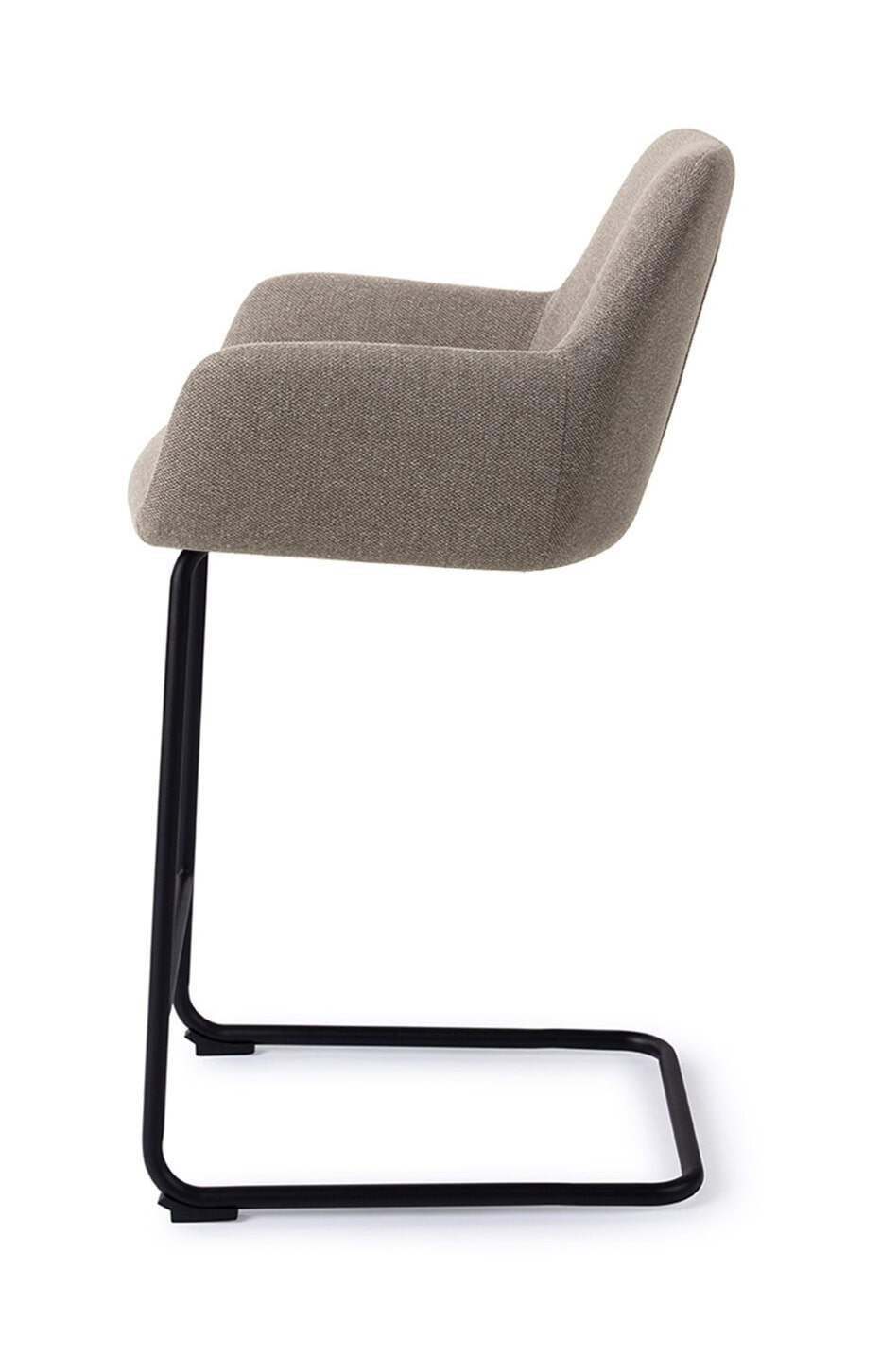 Jesper Home Barkruk 'Hiroo' Arch Black, kleur Foggy Fusion (zithoogte 66cm)