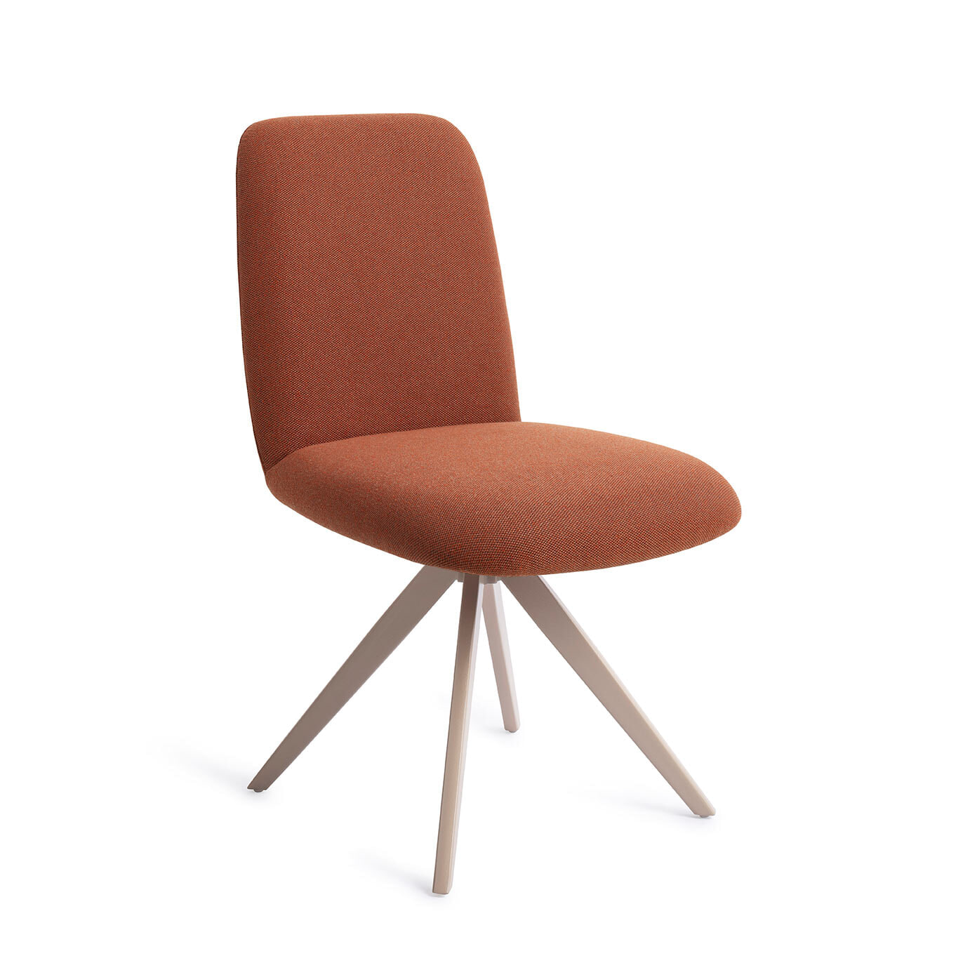 Jesper Home Draaibare Eetkamerstoel 'Taiwa' Turn Beige, kleur Hearth Harmony