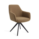 Jesper Home Eetkamerstoel 'Hiroo' Draaibaar, Turn Black, kleur Willow