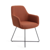 Jesper Home Eetkamerstoel 'Hiroo' Cross Black, kleur Heart Harmony