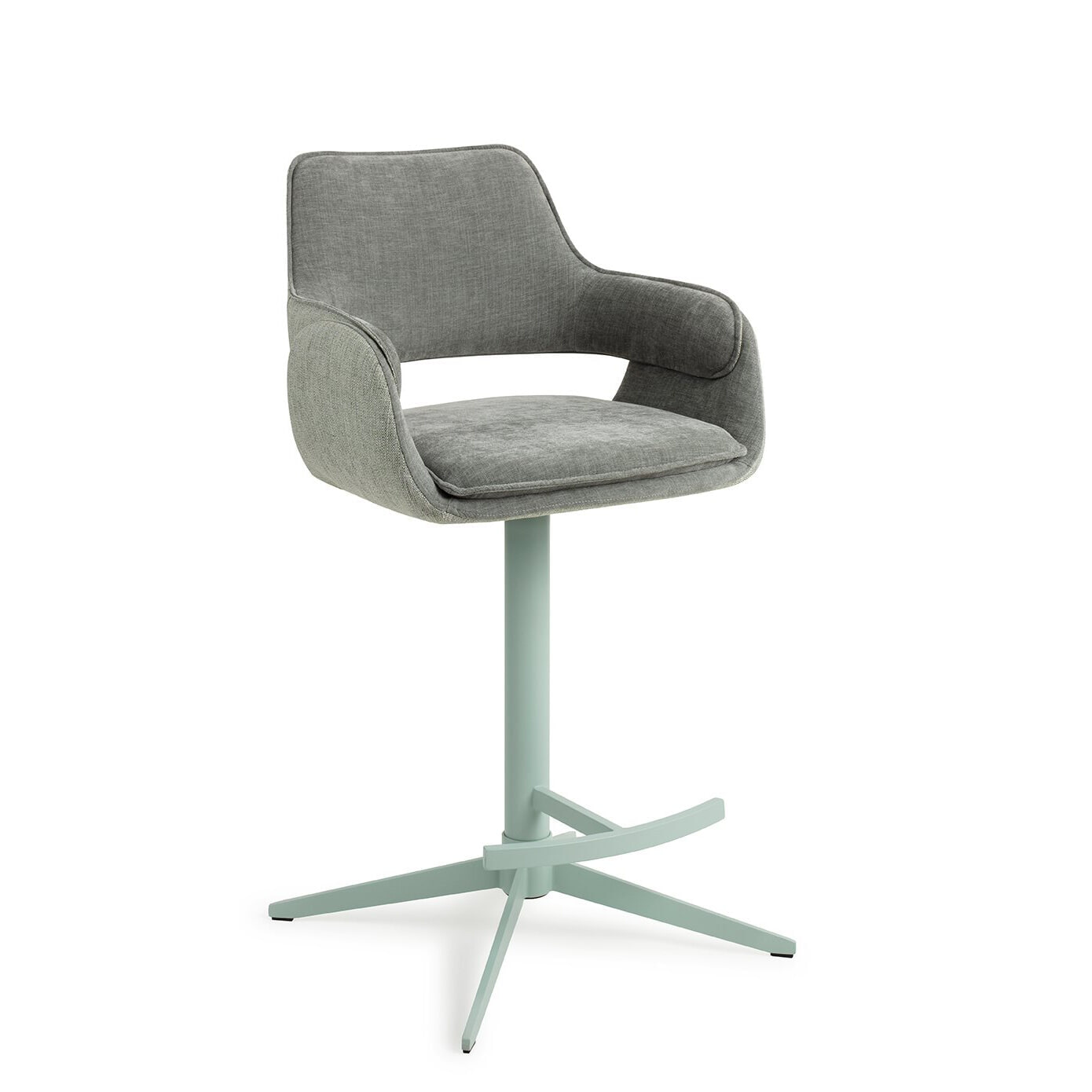 Jesper Home Barkruk Oketo Draaibaar - Green Midori (zithoogte 65cm)