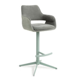 Jesper Home Barkruk 'Oketo' Draaibaar, kleur Green Midori (zithoogte 75cm)