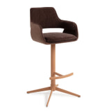 Jesper Home Barkruk 'Oketo' Draaibaar, kleur Chestnut Chase (zithoogte 75cm)