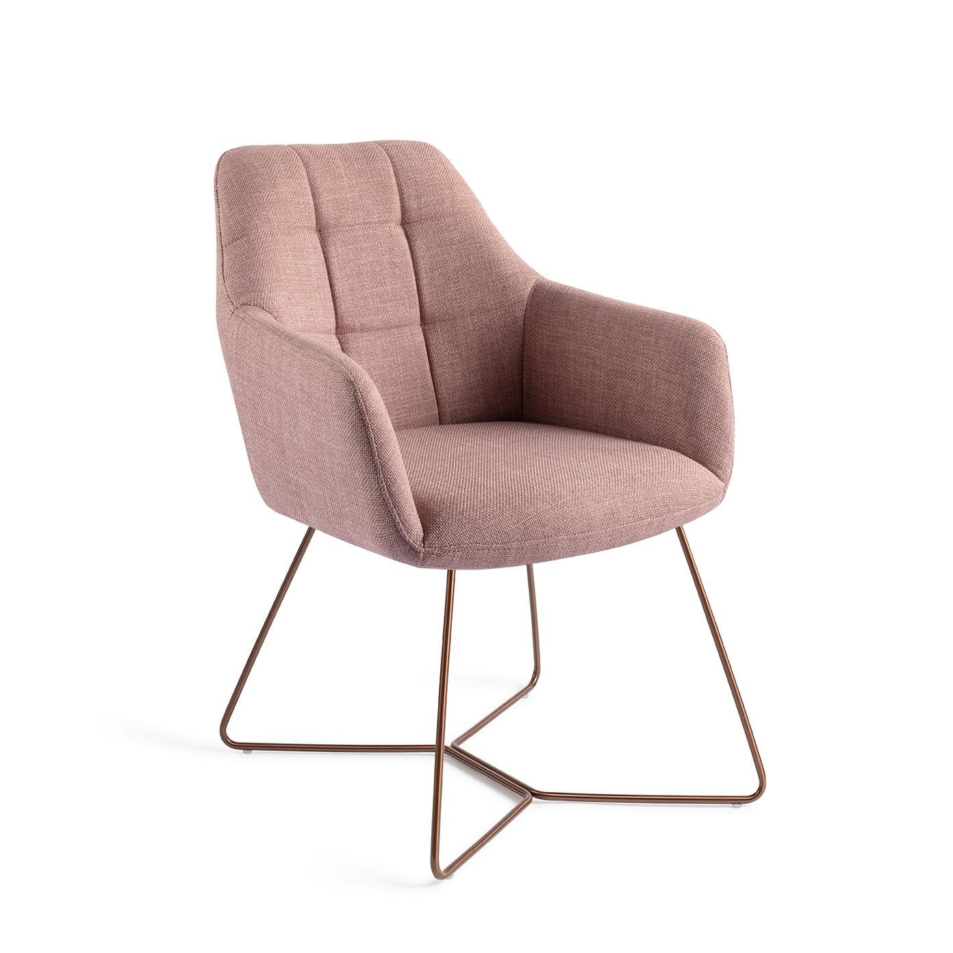 Jesper Home Eetkamerstoel 'Noto' Beehive Rose, kleur Vintage Rose