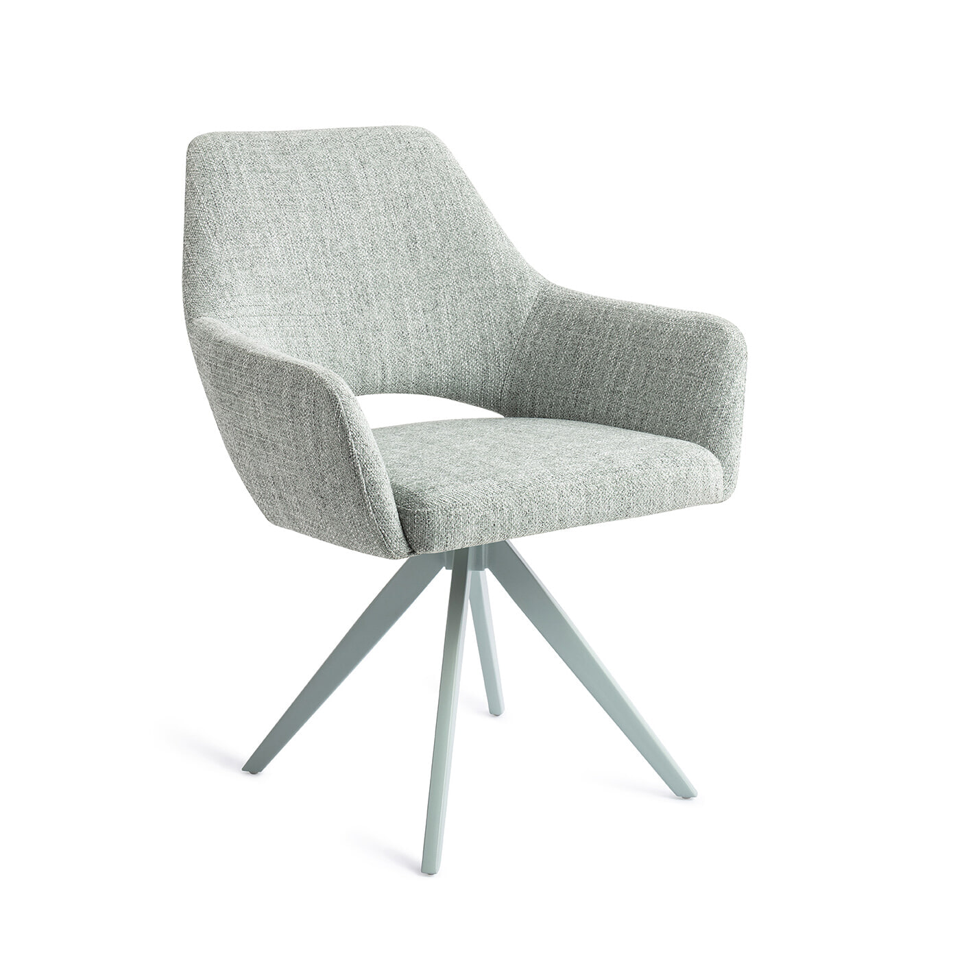 Jesper Home Draaibare Eetkamerstoel Yanai Turn Mint - Soft Sage