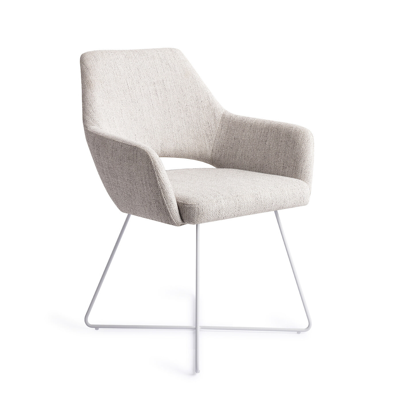 Jesper Home Eetkamerstoel Yanai Cross White - Pigeon