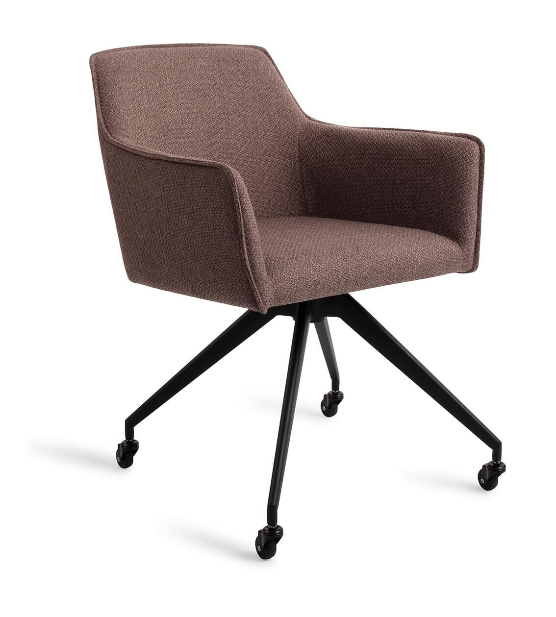 Jesper Home Eetkamerstoel Hofu Glide Black - Potters Clay