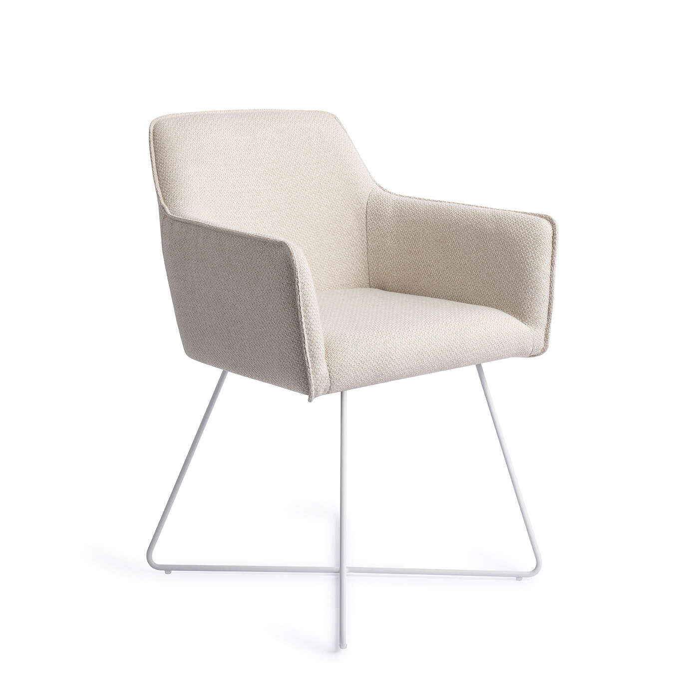 Jesper Home Eetkamerstoel Hofu Cross White - Enoki
