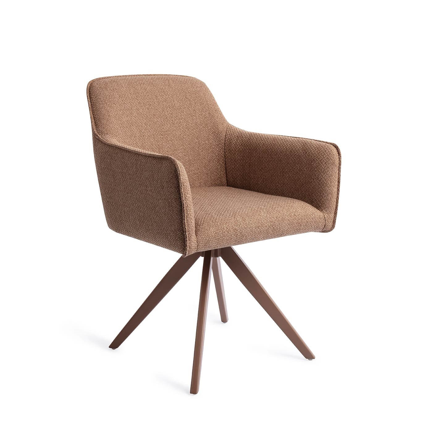 Jesper Home Draaibare Eetkamerstoel Hofu Turn Brown - French Toast