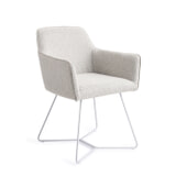 Jesper Home Eetkamerstoel 'Hofu' Beehive White, kleur Checkers Charm