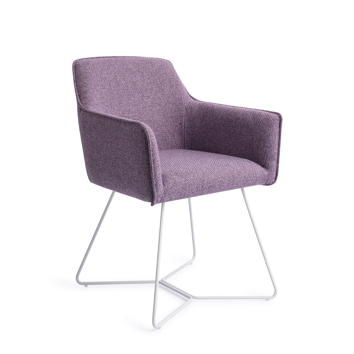Jesper Home Eetkamerstoel Hofu Beehive White - Violet Daisy